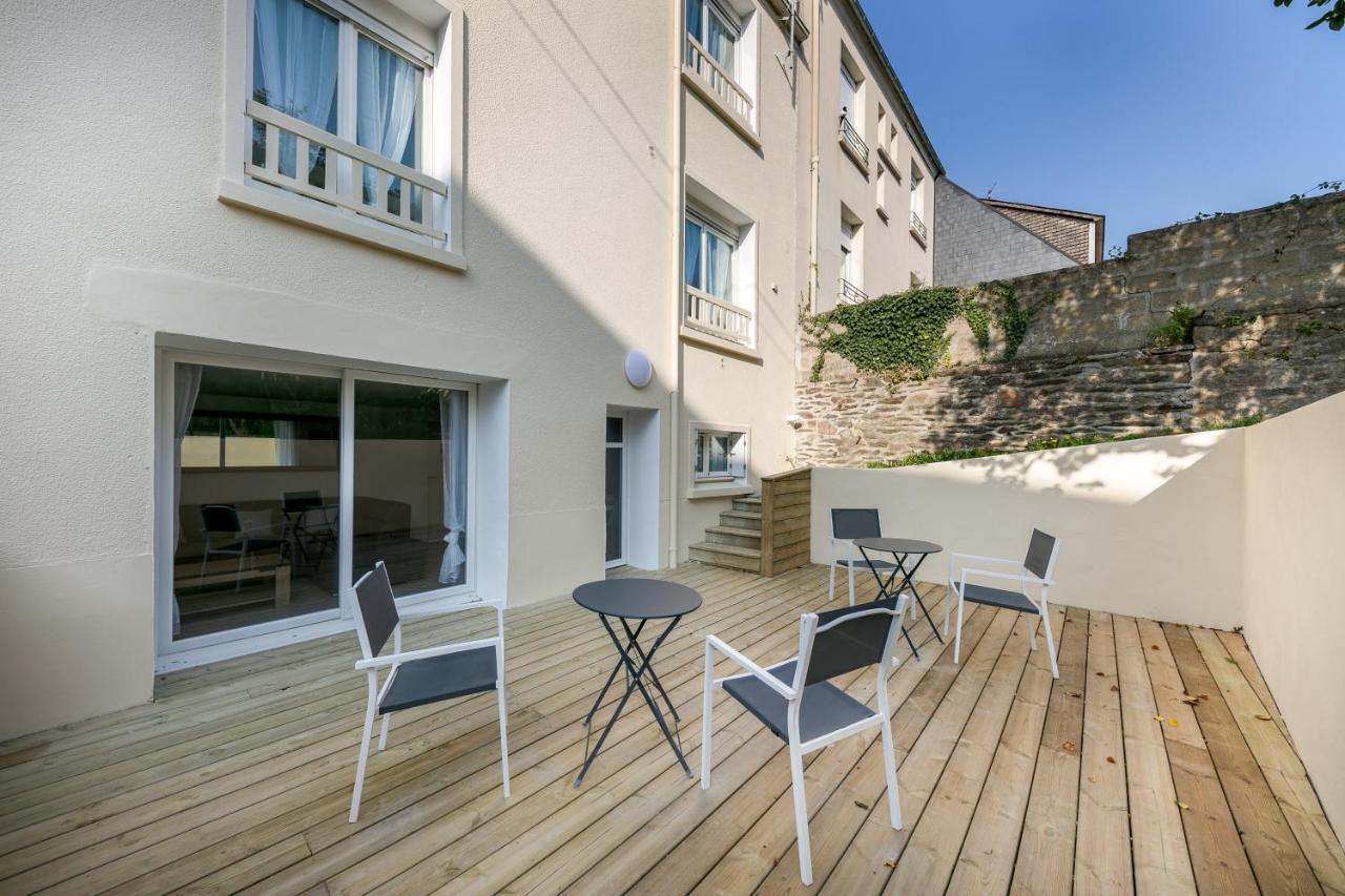 La Belle Poule : Chambre Spacieuse Avec Sdb Privative, Cuisine Et Salon Partages, Terrasse, Proche Facs Et Centre Brest Buitenkant foto