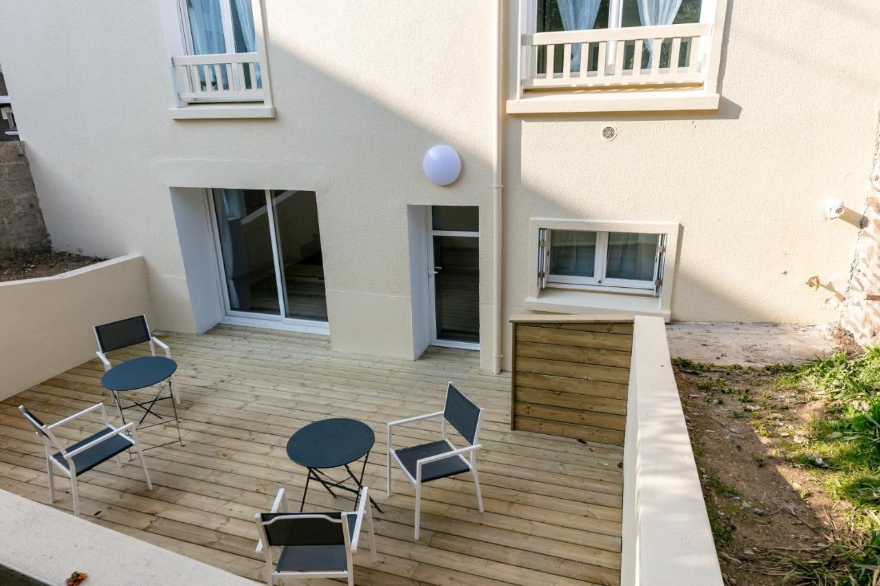 La Belle Poule : Chambre Spacieuse Avec Sdb Privative, Cuisine Et Salon Partages, Terrasse, Proche Facs Et Centre Brest Buitenkant foto